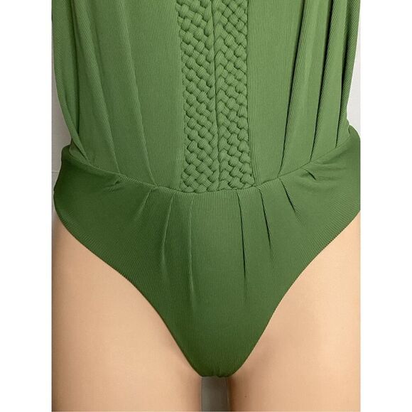 New. Johanna Ortiz green Seashell swimsuit. Small. Retails $495 - Picture 9 of 11
